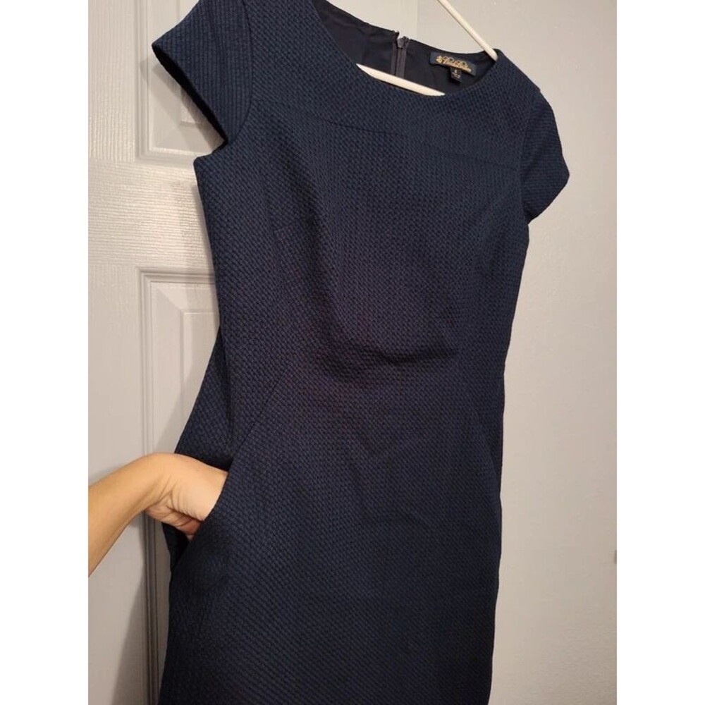Navy blue women's formal office dress size 4